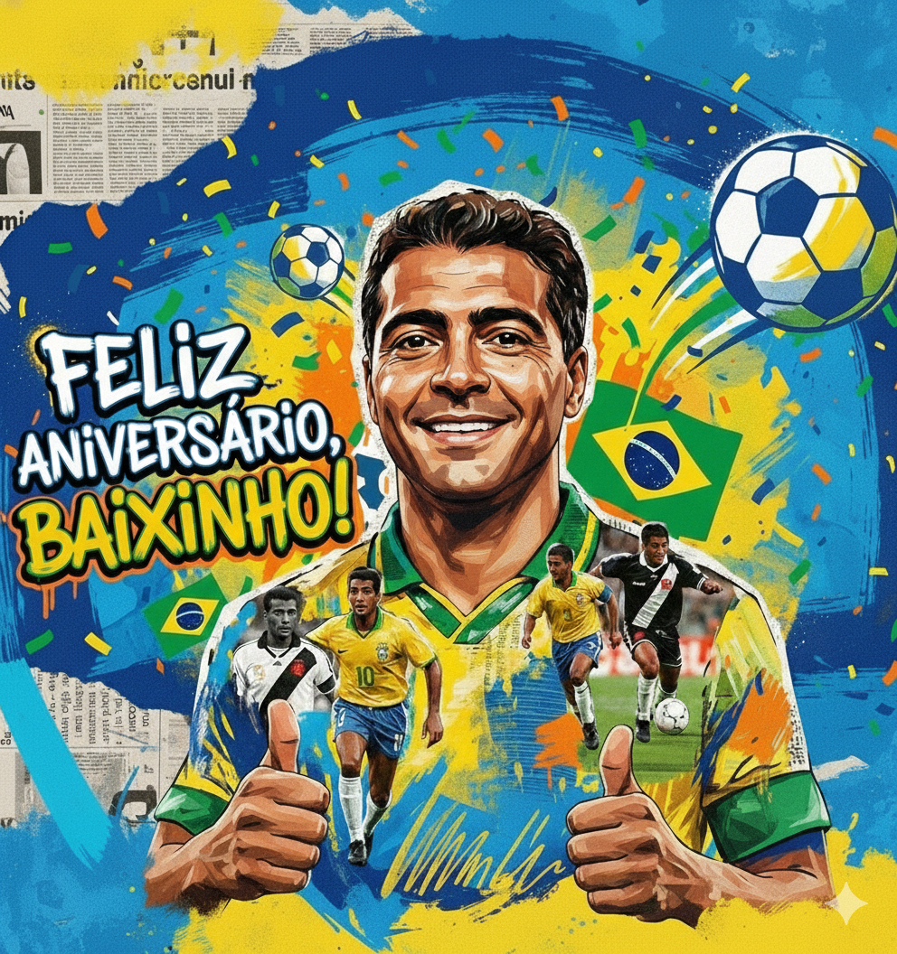 Romário 60 Anos: A Obra de Arte do Gênio da Grande&nbsp;Área