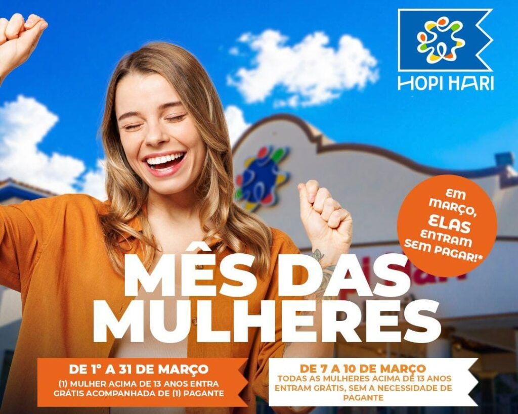 Hopi Hari libera segundo lote da promoção do Mês da&nbsp;Mulher