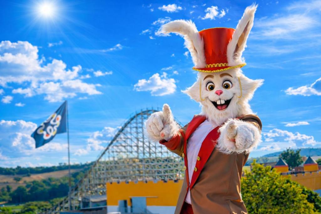 Páscoa no Hopi Hari: caça aos ovos premiados e experiência imersiva para toda a família em&nbsp;abril