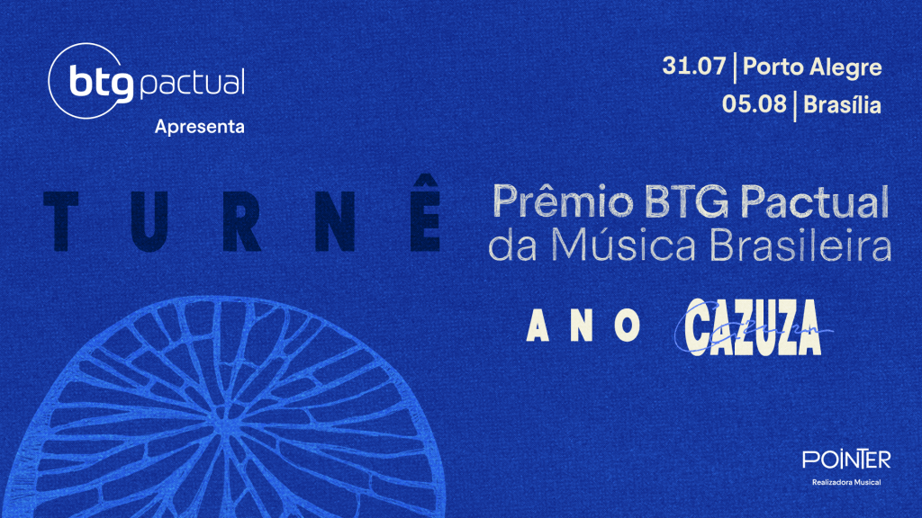 Turnê Prêmio BTG Pactual da Música Brasileira estreia em julho com repertório dedicado a&nbsp;Cazuza